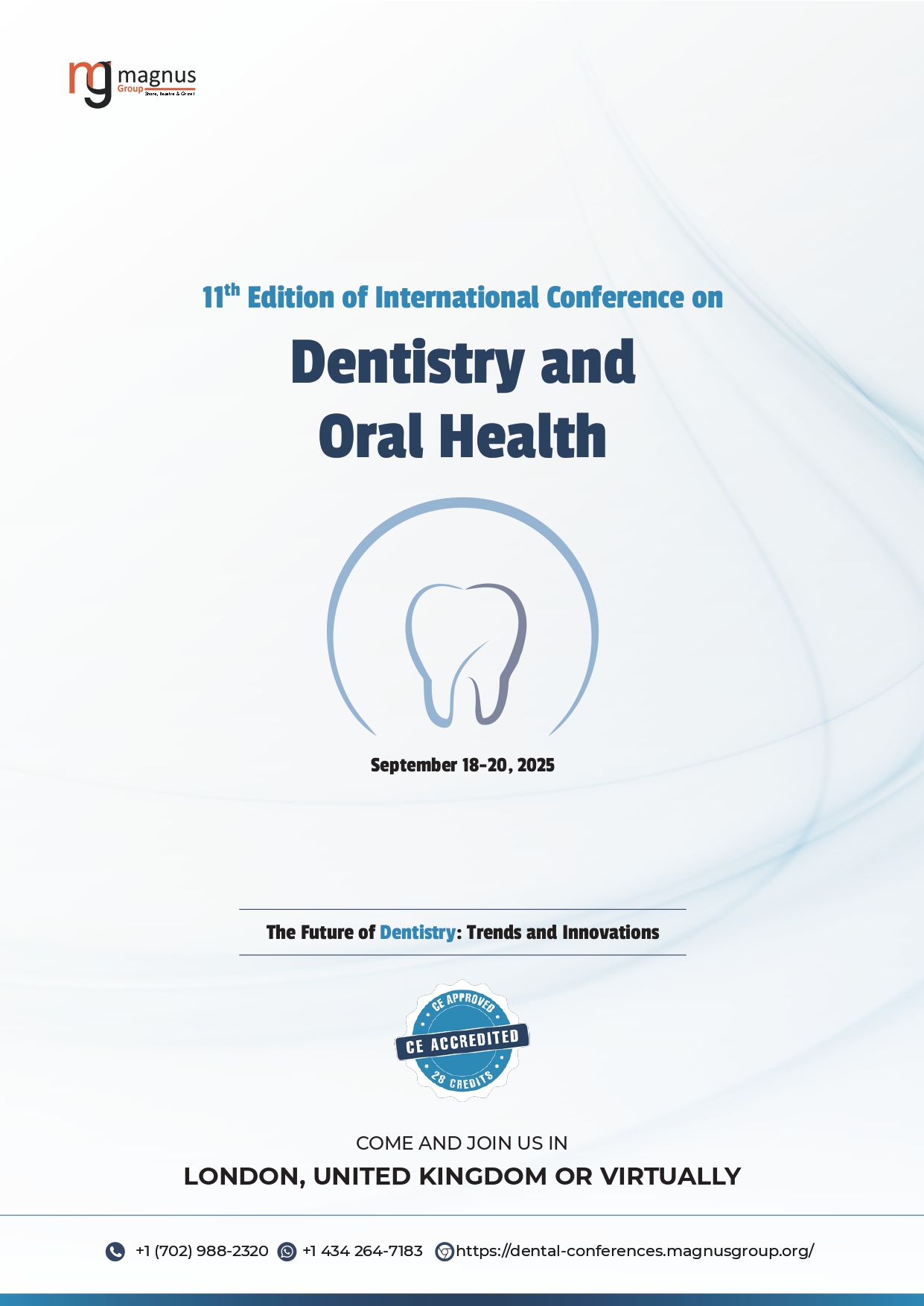 11th Edition of International Conference on Dentistry<br>and Oral Health | London, UK Book